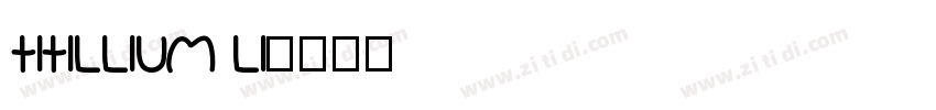 titillium li字体转换